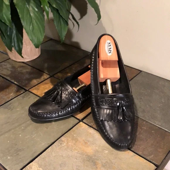 Mocassins Homme GIORGIO BRUTINI En Cuir Marron - Taille 10.5 US - Boucle - Occasion Très Bon État